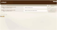 Desktop Screenshot of moodle.wiley.com